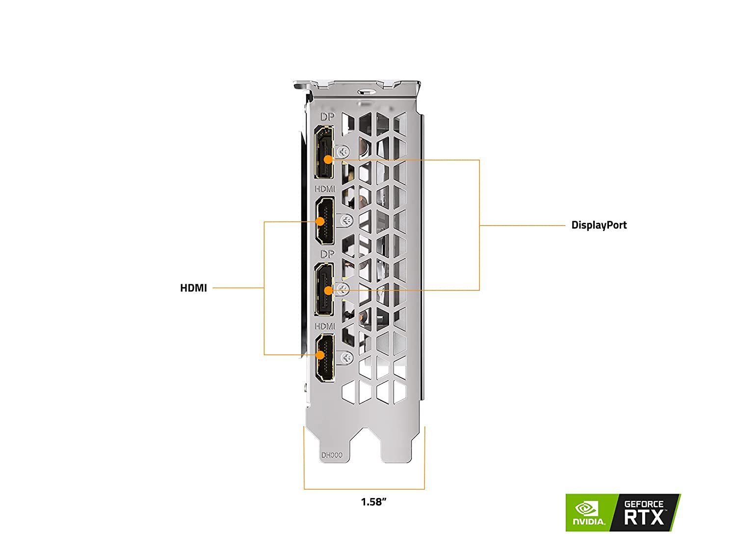Gigabyte GeForce RTX 3060 TI Vision OC LHR 8GB GDDR6 256-Bit Gaming Graphic Card GV-N306TVision OC-8GD
