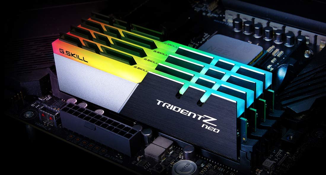 G.Skill Trident Z Neo Series 16GB (8GBx2) DDR4 3200MHz RGB RAM F4-3200C16D-16GTZN G.Skill Trident Z Neo Series 16GB (8GBx2) DDR4 3200MHz RGB RAM F4-3200C16D-16GTZN