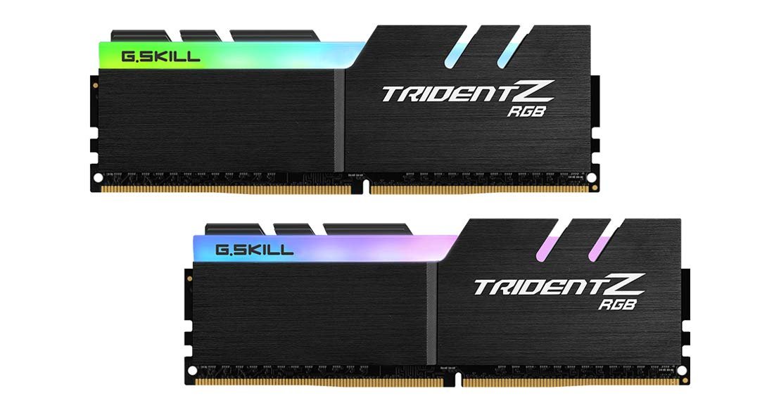 G.skill Trident Z RGB Series 32GB (4x8GB) 3600 MHz DDR4 Memory F4-3600C16Q-32GTZRC G.skill Trident Z RGB Series 32GB (4x8GB) 3600 MHz DDR4 Memory F4-3600C16Q-32GTZRC