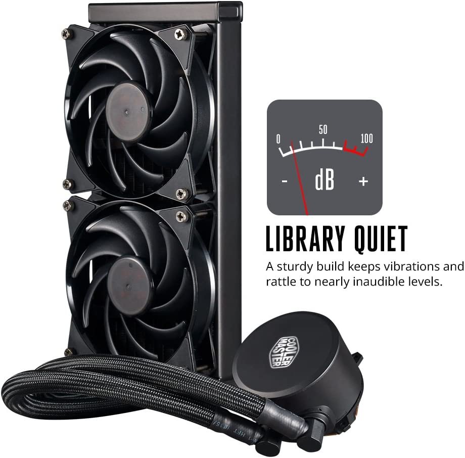 Cooler Master MasterLiquid 240 CPU Cooler AMD Socket AM4 MLX-D24M-A20PW-R1