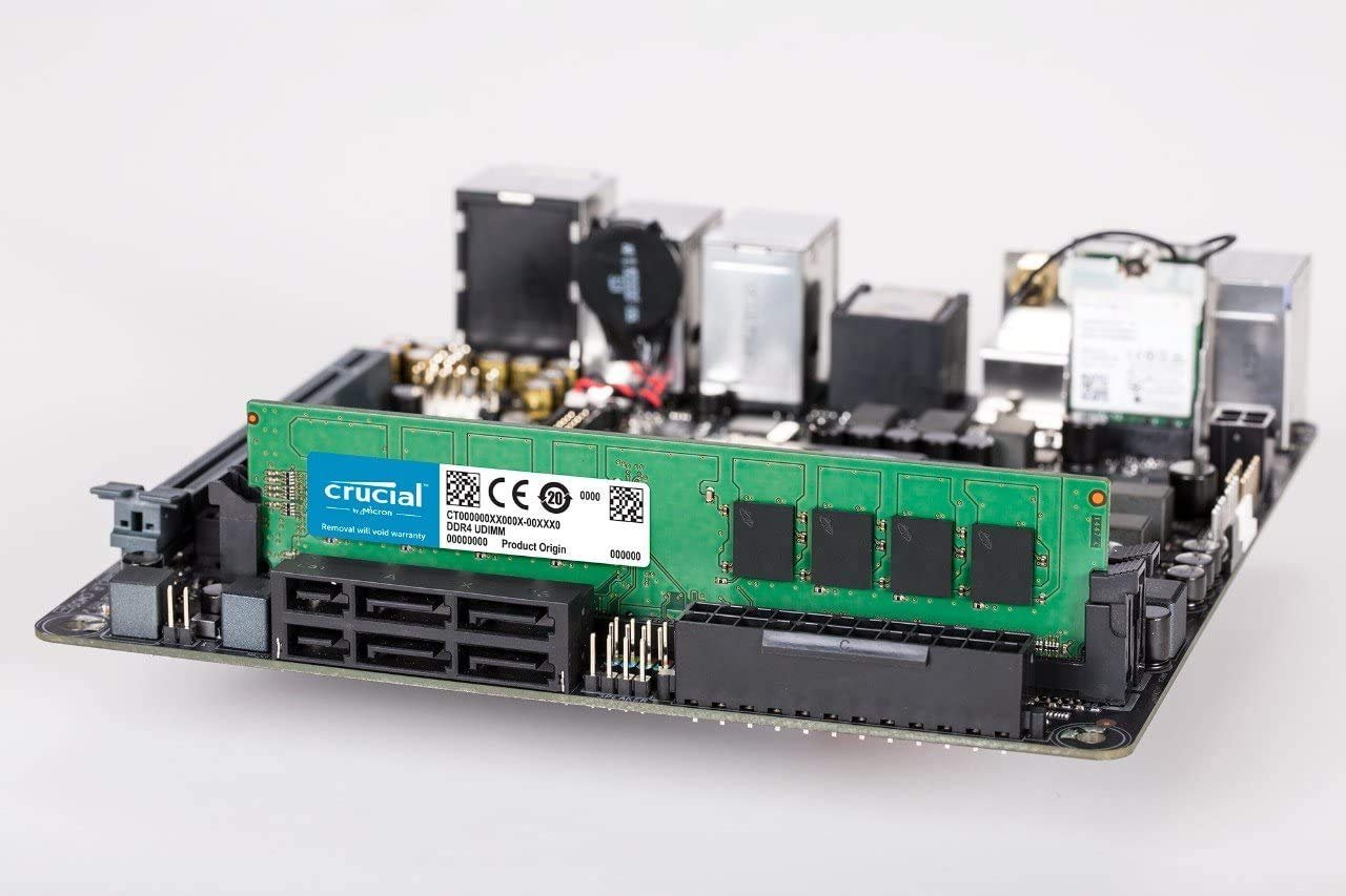 Crucial 16GB Single DDR4 2666 MT/s (PC4-21300) DR x8 DIMM 288-Pin Memory CT16G4DFD8266