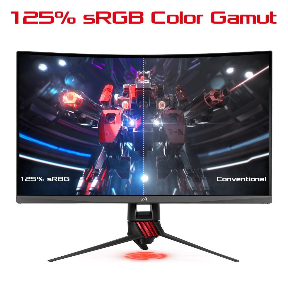 ASUS ROG Strix XG32VQ 32inch 144Hz Curved Gaming Monitor (1800R Curved, Adaptive Sync, 4ms Response Time, 144Hz Refresh Rate, Frameless, 2K WQHD VA Panel) ASUS ROG Strix XG32VQ 32inch 144Hz Curved Gaming Monitor (1800R Curved, Adaptive Sync, 4ms Response Time, 144Hz Refresh Rate, Frameless, 2K WQHD VA Panel)