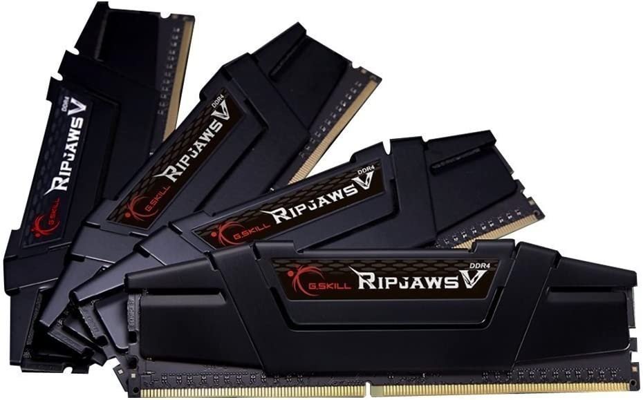 G.skill Ripjaws V Series 64GB (4x16GB) 3600 MHz DDR4 Memory F4-3600C16Q-64GVKC G.skill Ripjaws V Series 64GB (4x16GB) 3600 MHz DDR4 Memory F4-3600C16Q-64GVKC