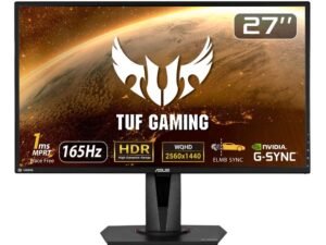 ASUS TUF Gaming VG27AQ 27 Inch Gaming Monitor (Adaptive-Sync, HDR, 1ms Response Time, 165Hz Refresh Rate, WQHD, IPS Panel, HDMI, DisplayPort, Speakers) ASUS TUF Gaming VG27AQ 27 Inch Gaming Monitor (Adaptive-Sync, HDR, 1ms Response Time, 165Hz Refresh Rate, WQHD, IPS Panel, HDMI, DisplayPort, Speakers)