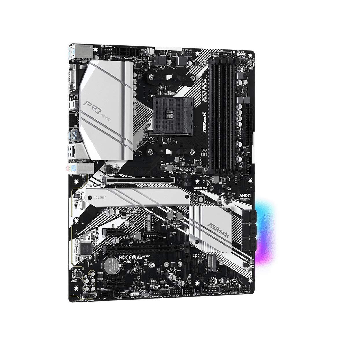 ASRock B550 PRO4 AMD AM4 ATX Motherboard ASRock B550 PRO4 AMD AM4 ATX Motherboard