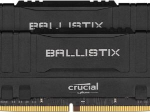 Crucial Ballistix 8GB DDR4-2666 Desktop Gaming Memory (Black) BL8G26C16U4B