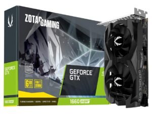 ZOTAC GAMING GeForce GTX 1660 SUPER Twin Fan 6GB GDDR6 192-bit Gaming Graphics Card ZT-T16620F-10L ZOTAC GAMING GeForce GTX 1660 SUPER Twin Fan 6GB GDDR6 192-bit Gaming Graphics Card ZT-T16620F-10L