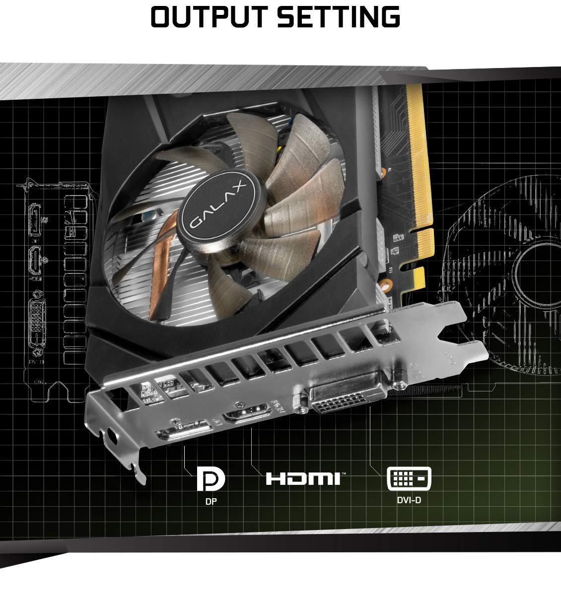 GALAX GeForce RTX 2060 (1-Click OC) 6GB GDDR6 Graphic Card 26NRL7HPX7OC GALAX GeForce RTX 2060 (1-Click OC) 6GB GDDR6 Graphic Card 26NRL7HPX7OC