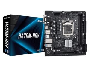 ASROCK H470M-HDV MOTHERBOARD (INTEL SOCKET 1200/10TH GENERATION CORE SERIES CPU/MAX 64GB DDR4 2933MHZ MEMORY) ASROCK H470M-HDV MOTHERBOARD (INTEL SOCKET 1200/10TH GENERATION CORE SERIES CPU/MAX 64GB DDR4 2933MHZ MEMORY)