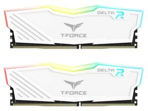 Team Group DELTA RGB 8GB (1X8GB) 3600 MHz White Memory TF4D48G3600HC18J01