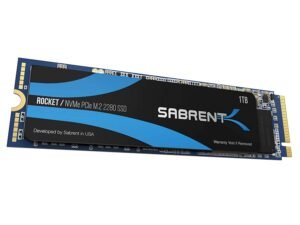 Sabrent 1TB ROCKET NVMe PCIe Gen3 x 4 M.2 2280 Internal SSD Solid State Drive SB-ROCKET-1TB Sabrent 1TB ROCKET NVMe PCIe Gen3 x 4 M.2 2280 Internal SSD Solid State Drive SB-ROCKET-1TB