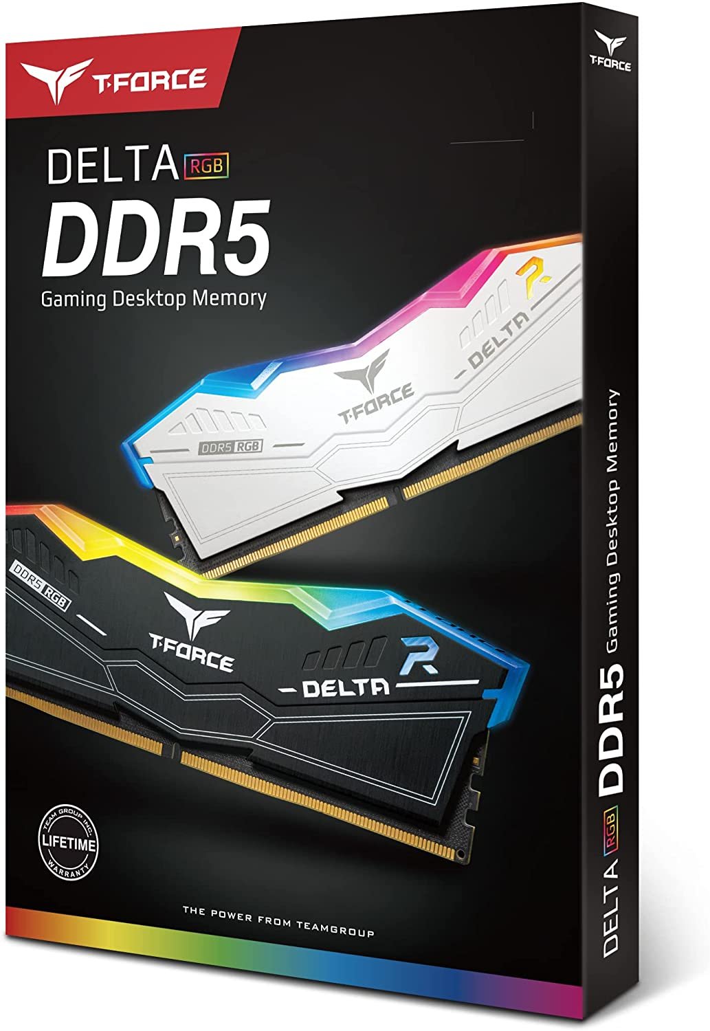 TeamGroup T-Force Delta RGB 32GB (2x16GB) DDR5 Memory FF3D532G6400HC40BDC01