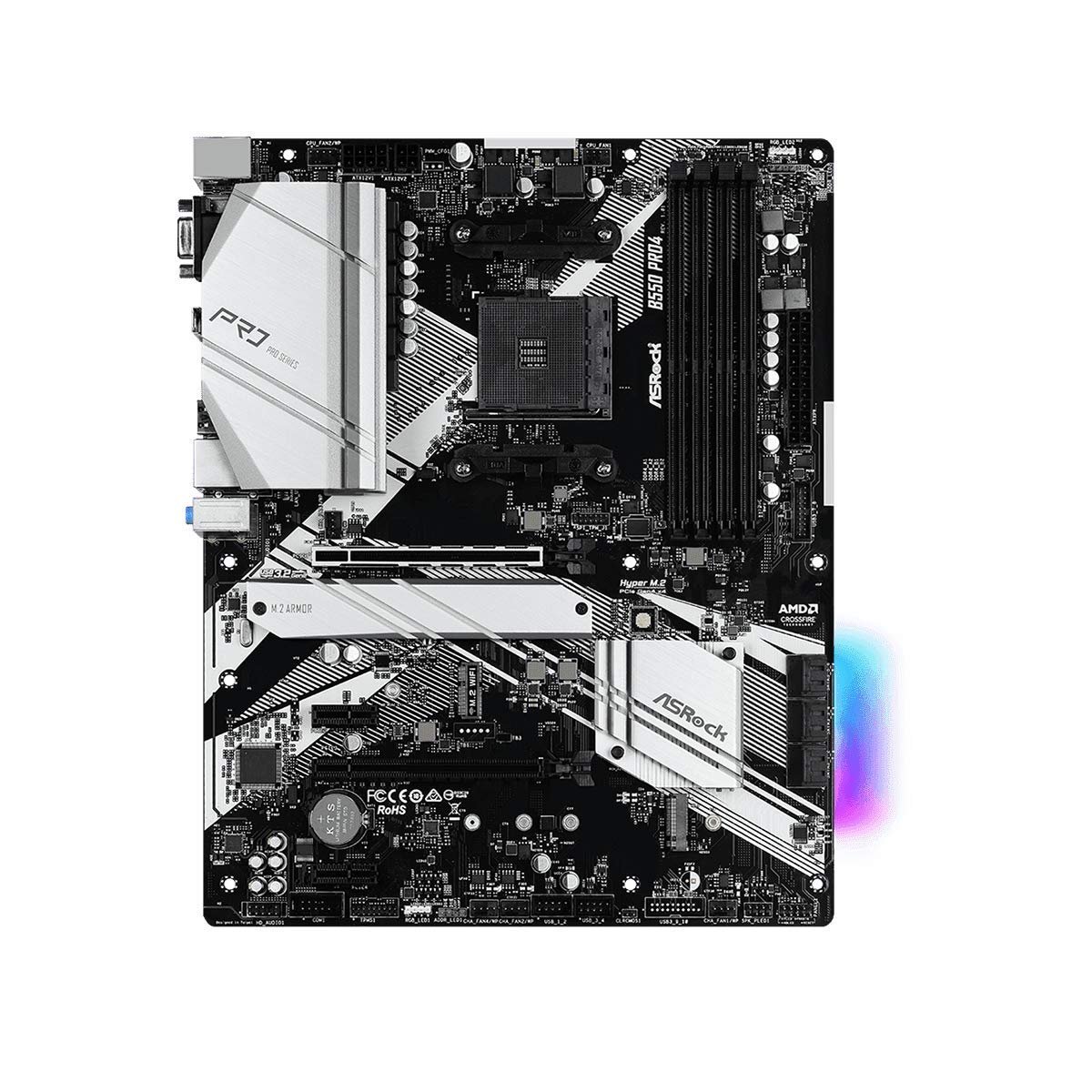 ASRock B550 PRO4 AMD AM4 ATX Motherboard ASRock B550 PRO4 AMD AM4 ATX Motherboard