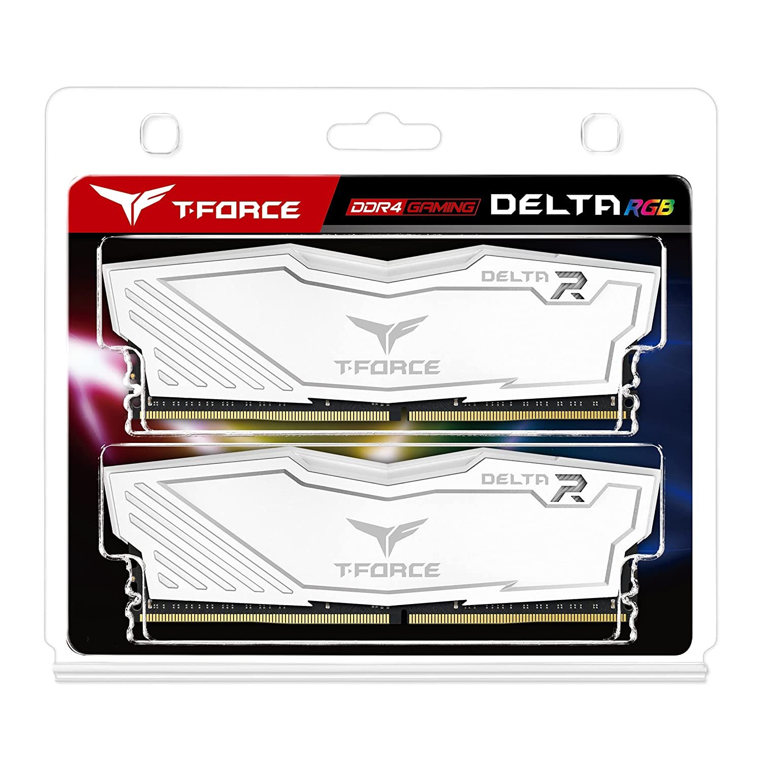 Teamgroup T-Force Delta RGB 64GB (2 x 32GB) DDR4 3200MHz Memory TF4D464G3200HC16CDC01 Teamgroup T-Force Delta RGB 64GB (2 x 32GB) DDR4 3200MHz Memory TF4D464G3200HC16CDC01