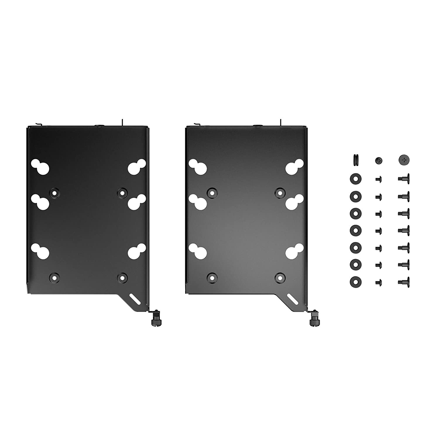 Fractal Design Type-B HDD Tray Kit Black (Dual Pack) FD-A-TRAY-001 Fractal Design Type-B HDD Tray Kit Black (Dual Pack) FD-A-TRAY-001