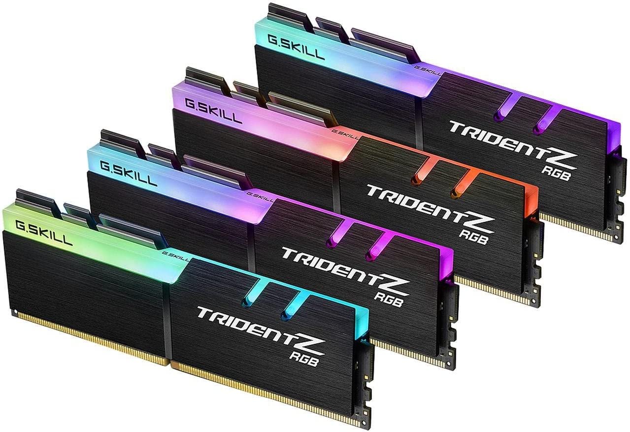 G.SKILL TridentZ RGB 32GB (4 x 8GB) DDR4 4000 Memory F4-4000C18Q-32GTZR G.SKILL TridentZ RGB 32GB (4 x 8GB) DDR4 4000 Memory F4-4000C18Q-32GTZR
