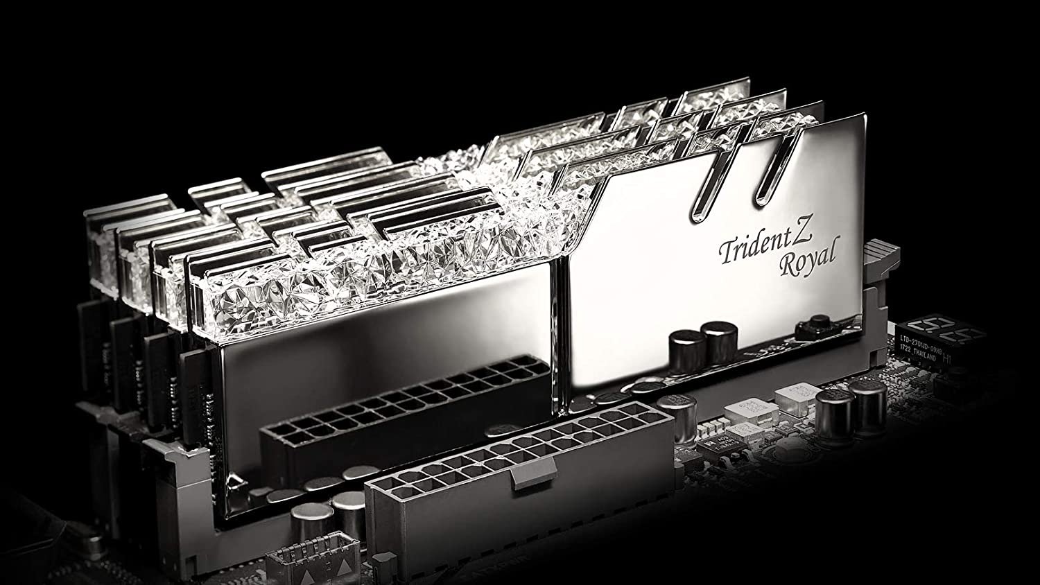 G.skill TZ Royal Silver Series 16GB (2x8GB) 4000 MHz DDR4 Memory F4-4000C18D-16GTRS