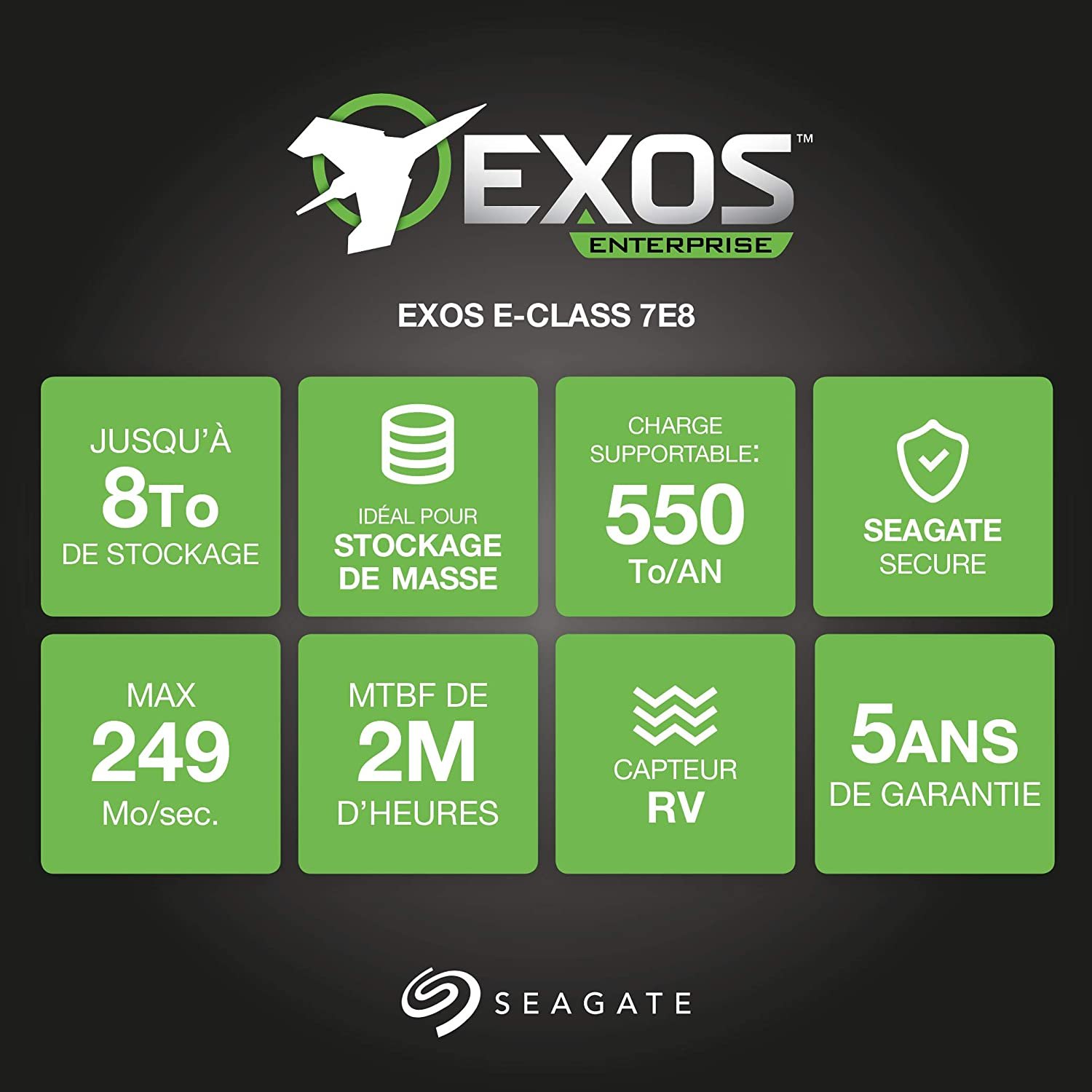 Seagate 8TB 3.5 inch SAS 3.0 7200 RPM Enterprise Internal Hard Drive Seagate 8TB 3.5 inch SAS 3.0 7200 RPM Enterprise Internal Hard Drive