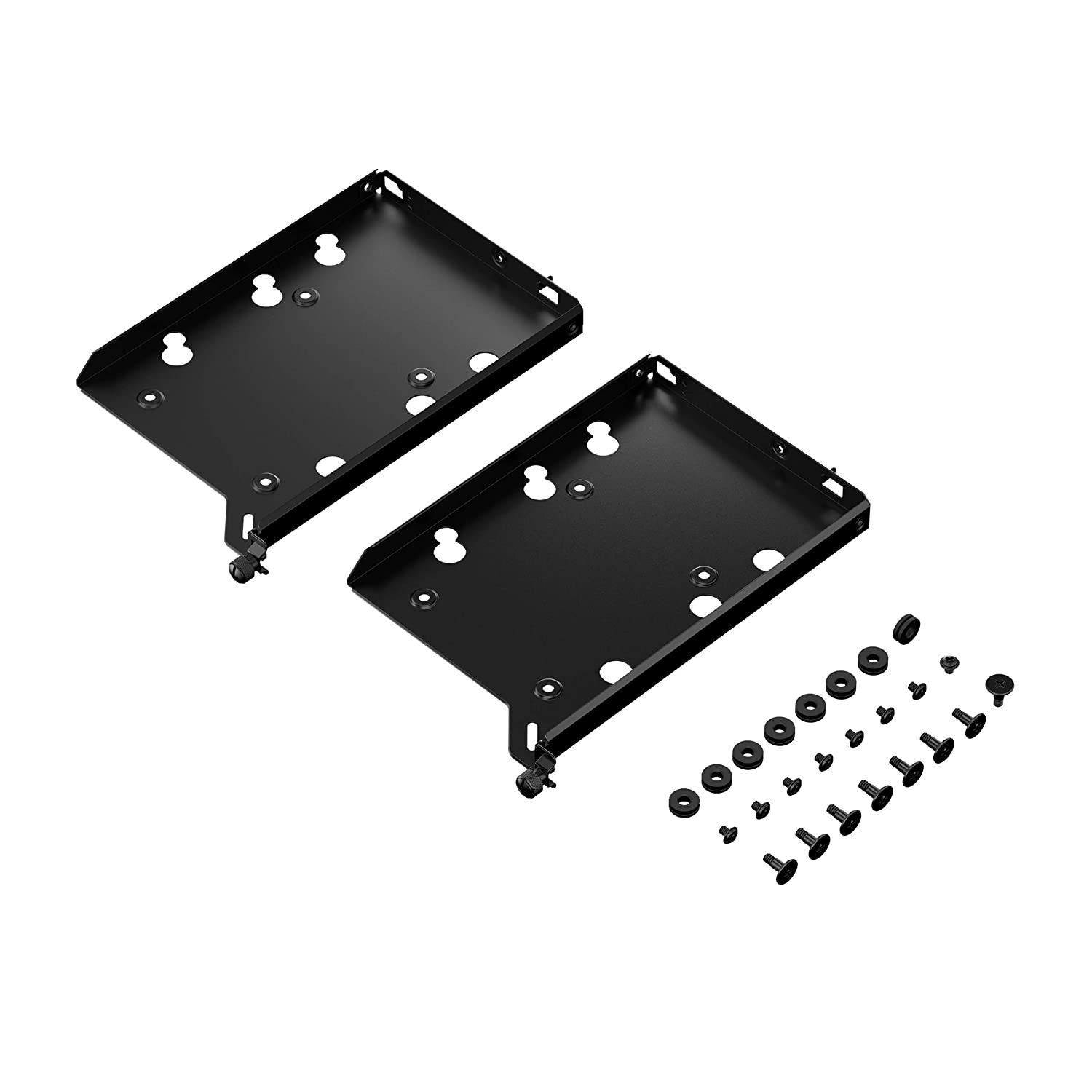 Fractal Design Type-B HDD Tray Kit Black (Dual Pack) FD-A-TRAY-001 Fractal Design Type-B HDD Tray Kit Black (Dual Pack) FD-A-TRAY-001