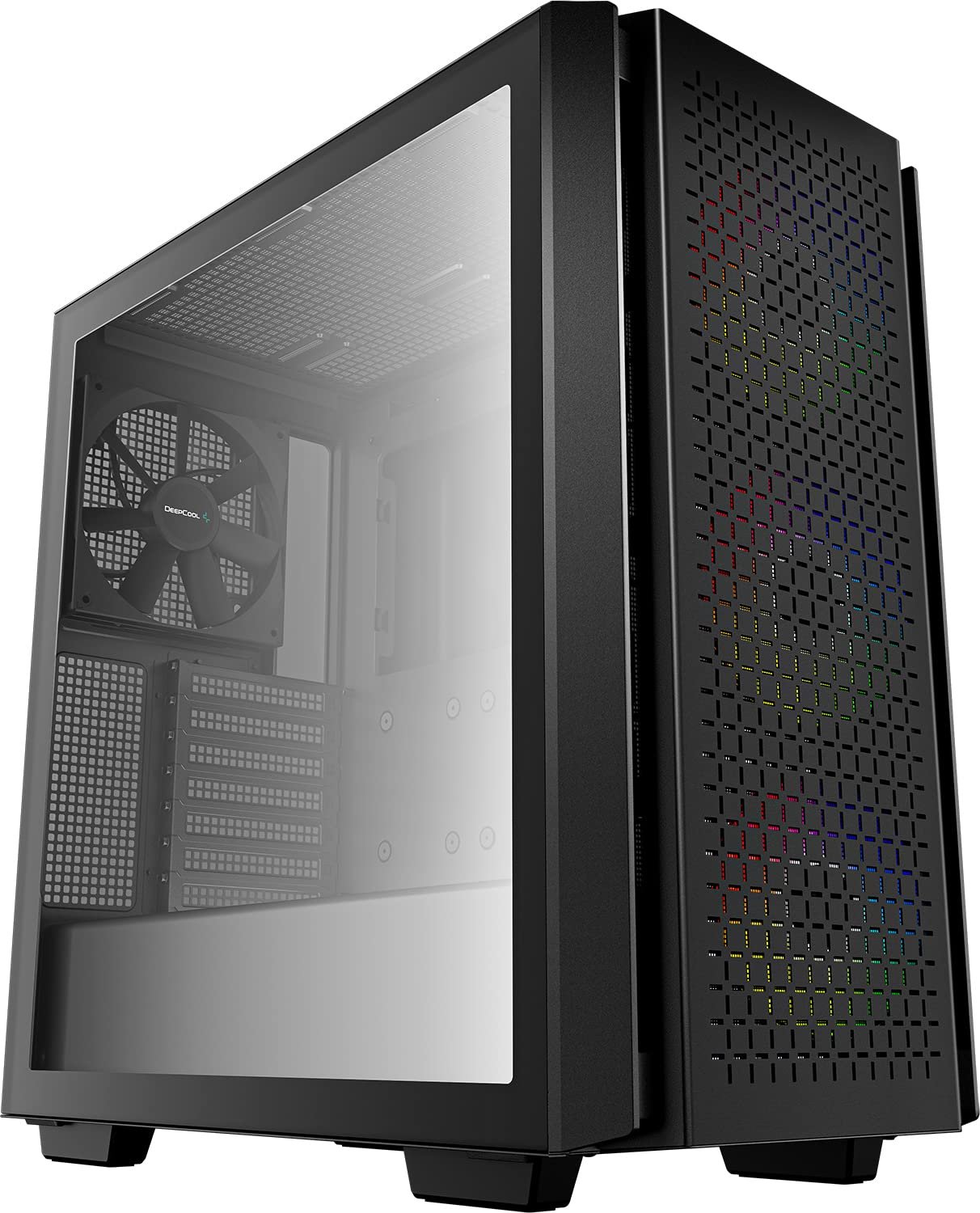 DeepCool CG560 Mid-Tower Tempered Glass Side Panel Cabinet R-CG560-BKAAE4-G-1 DeepCool CG560 Mid-Tower Tempered Glass Side Panel Cabinet R-CG560-BKAAE4-G-1