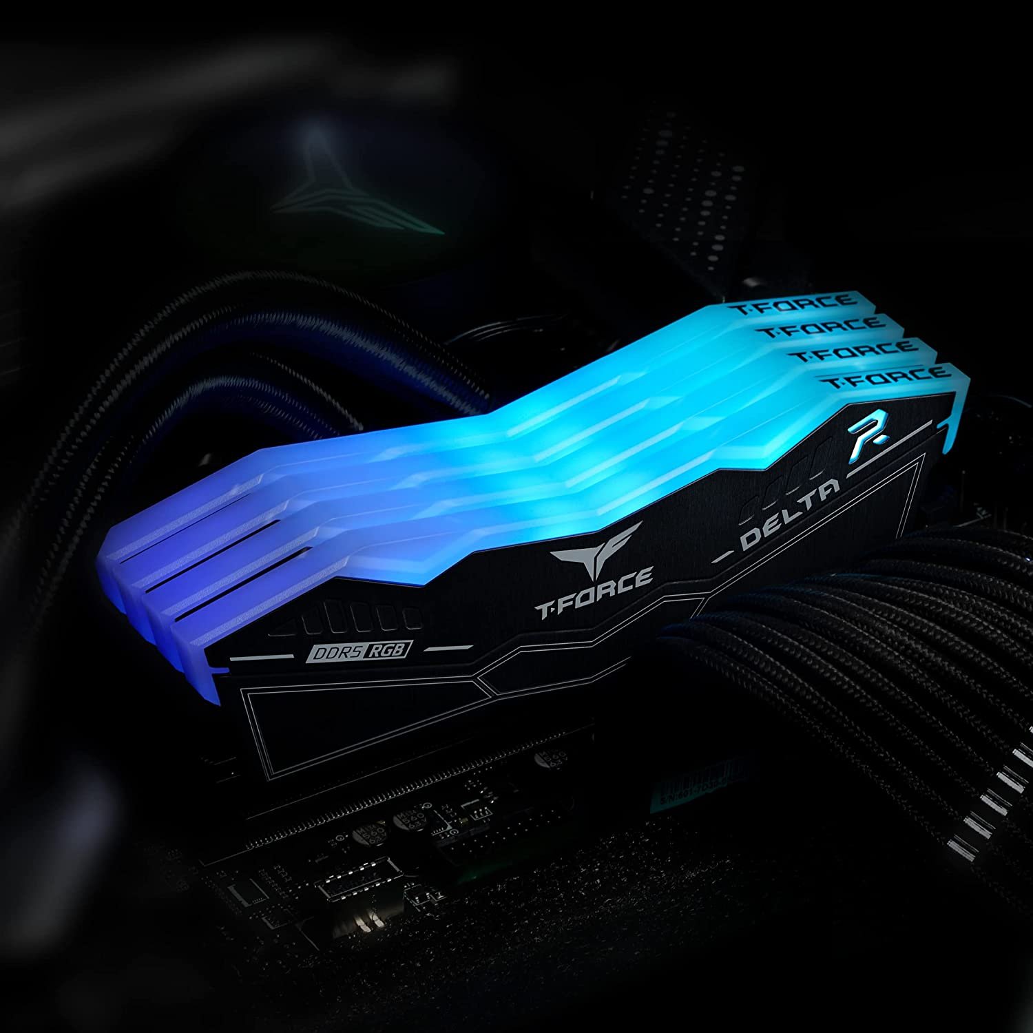TeamGroup T-Force Delta RGB 32GB (2x16GB) DDR5 Memory FF3D532G6400HC40BDC01