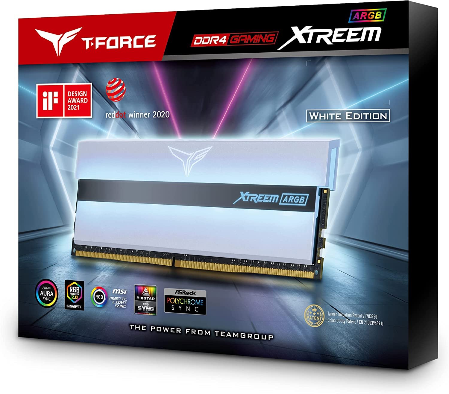 Teamgroup T-Force XTREEM ARGB 64GB (2 x 32GB) DDR4 3600MHz Memory TF13D464G3600HC18JDC01 Teamgroup T-Force XTREEM ARGB 64GB (2 x 32GB) DDR4 3600MHz Memory TF13D464G3600HC18JDC01