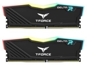 Teamgroup T-FORCE DELTA RGB Series 16GB (8GBX2) DDR4 3200MHz Black Memory TF3D416G3200HC16CDC01