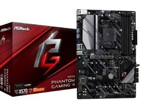 ASRock X570 Phantom Gaming 4 X570 AMD AM4 Motherboard ASRock X570 Phantom Gaming 4 X570 AMD AM4 Motherboard