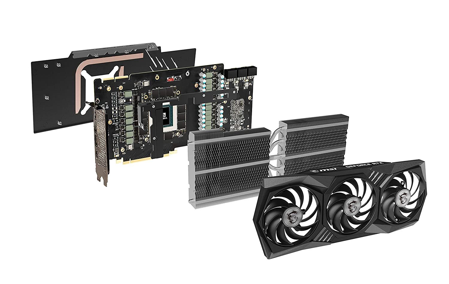 MSI GeForce RTX 3090 Ti BLACK TRIO 24G 24GB GDDR6X Graphic Card MSI GeForce RTX 3090 Ti BLACK TRIO 24G 24GB GDDR6X Graphic Card
