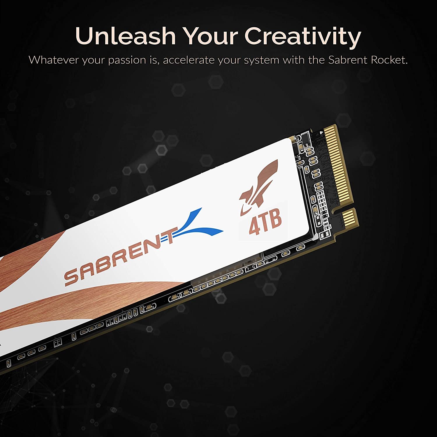 Sabrent 4TB Rocket Q4 NVMe PCIe Gen4 x 4 M.2 2280 Internal SSD with Heatsink SB-RKTQ4-HTSS-4TB Sabrent 4TB Rocket Q4 NVMe PCIe Gen4 x 4 M.2 2280 Internal SSD with Heatsink SB-RKTQ4-HTSS-4TB