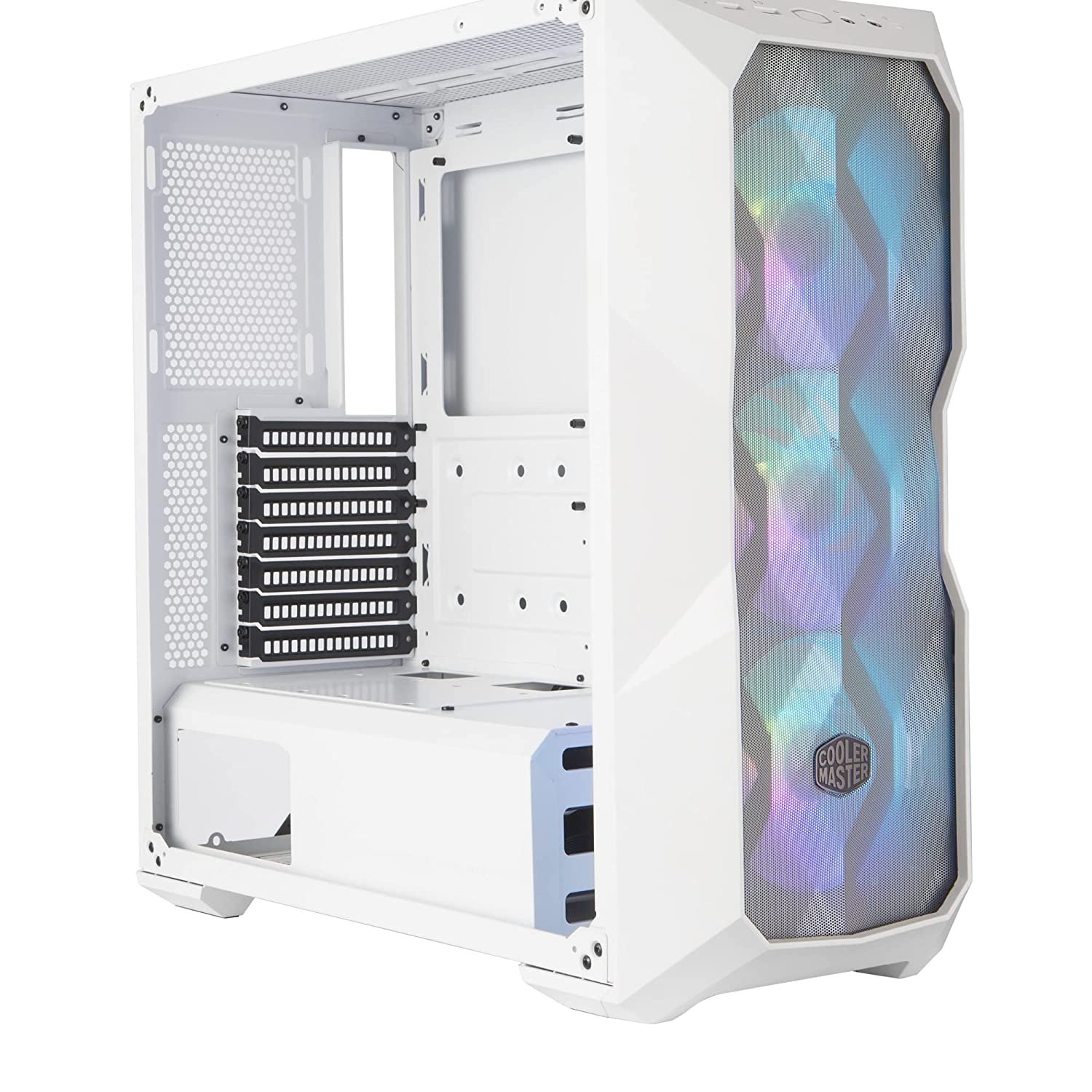 Cooler Master MasterBox TD500 MESH Mid Tower Cabinet With Tempered Glass Side Panel MCB-D500D-WGNN-S01 Cooler Master MasterBox TD500 MESH Mid Tower Cabinet With Tempered Glass Side Panel MCB-D500D-WGNN-S01