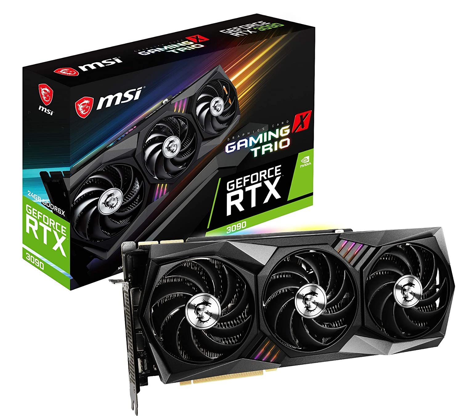 MSI GeForce RTX 3090 Ti GAMING X TRIO 24G 24GB GDDR6X Graphic Card MSI GeForce RTX 3090 Ti GAMING X TRIO 24G 24GB GDDR6X Graphic Card