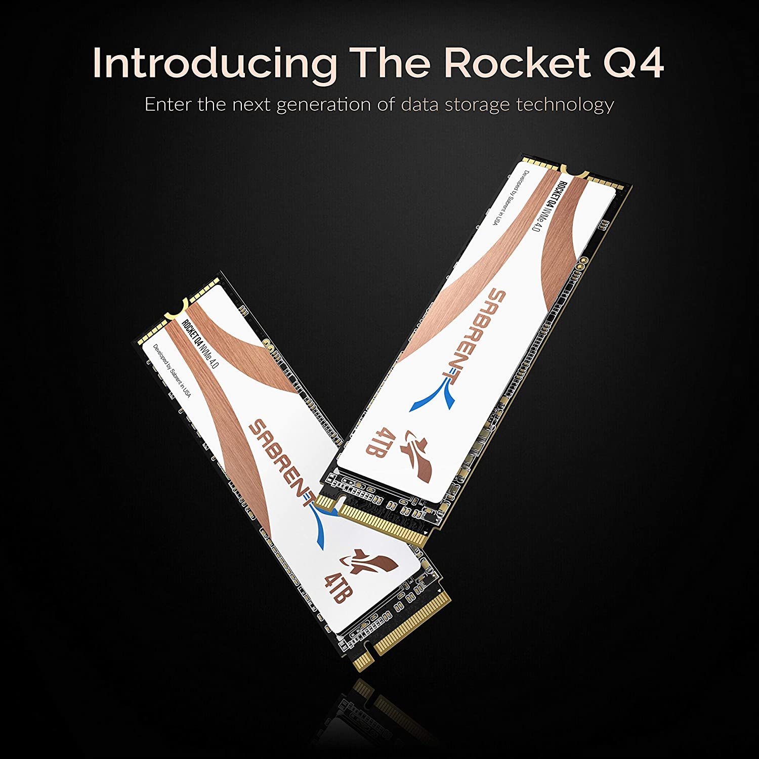 Sabrent 4TB Rocket Q4 NVMe PCIe Gen4 x 4 M.2 2280 Internal SSD with Heatsink SB-RKTQ4-HTSS-4TB Sabrent 4TB Rocket Q4 NVMe PCIe Gen4 x 4 M.2 2280 Internal SSD with Heatsink SB-RKTQ4-HTSS-4TB