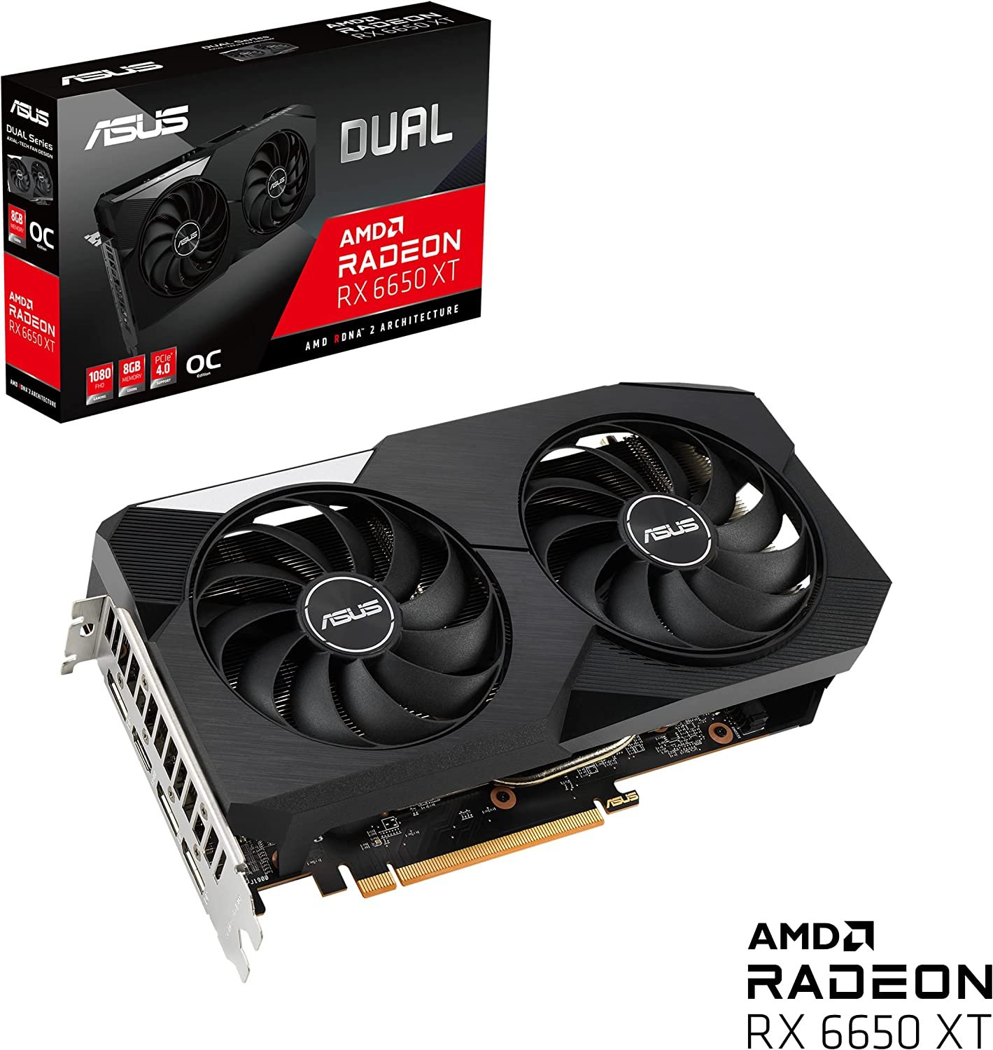 ASUS ROG Strix Radeon RX 6650 XT OC Edition 8GB GDDR6 Graphic Card ROG-STRIX-RX6650XT-O8G-GAMING ASUS ROG Strix Radeon RX 6650 XT OC Edition 8GB GDDR6 Graphic Card ROG-STRIX-RX6650XT-O8G-GAMING