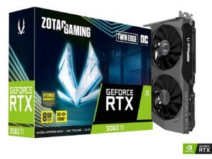 ZOTAC GAMING GeForce RTX 3060 Ti Twin Edge OC LHR Graphic Card ZT-A30610H-10MLHR