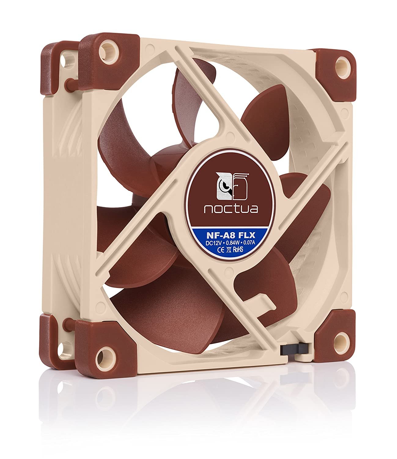 Noctua NF-A8 FLX Premium Quiet 3-Pin 80mm Brown Fan Noctua NF-A8 FLX Premium Quiet 3-Pin 80mm Brown Fan