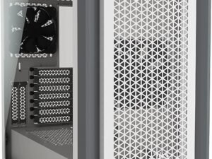 Corsair 5000D AIRFLOW Tempered Glass Mid-Tower ATX White PC Cabinet CC-9011211-WW Corsair 5000D AIRFLOW Tempered Glass Mid-Tower ATX White PC Cabinet CC-9011211-WW