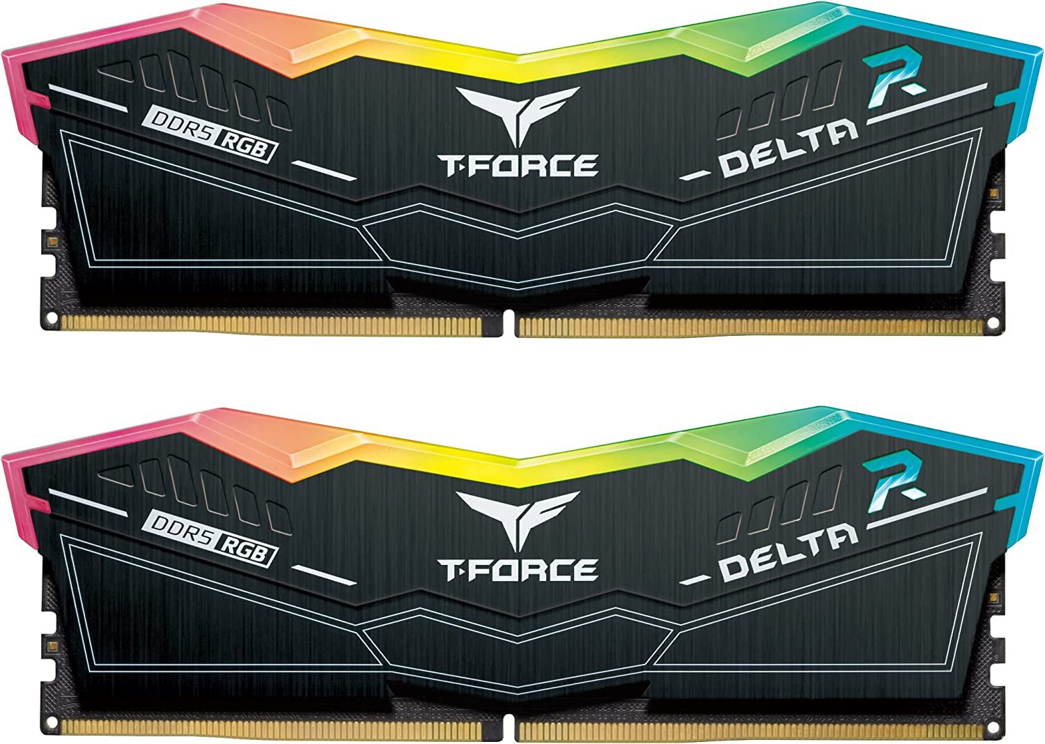 TeamGroup T-Force Delta RGB 32GB (2x16GB) DDR5 Memory FF3D532G6400HC40BDC01 TeamGroup T-Force Delta RGB 32GB (2x16GB) DDR5 Memory FF3D532G6400HC40BDC01
