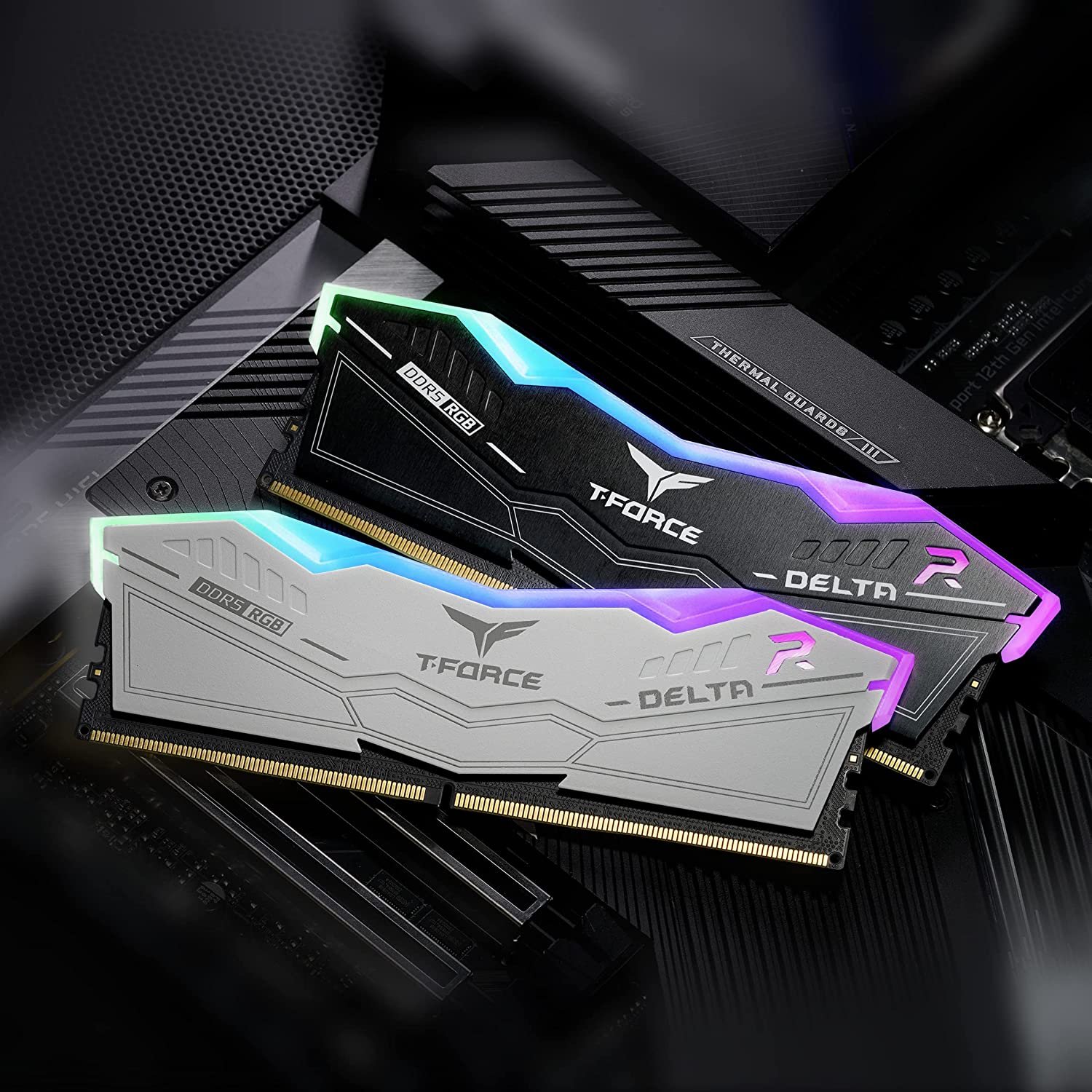 TeamGroup T-Force Delta RGB 32GB (2x16GB) DDR5 Memory FF3D532G6400HC40BDC01