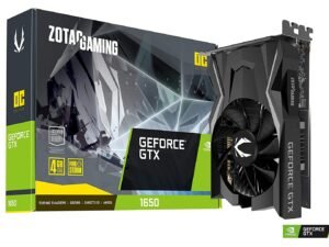 Zotac Gaming GEFORCE GTX 1650 OC 4GB GDDR6 128-BIT Gaming GRAPHICS CARD ZT-T16520F-10L