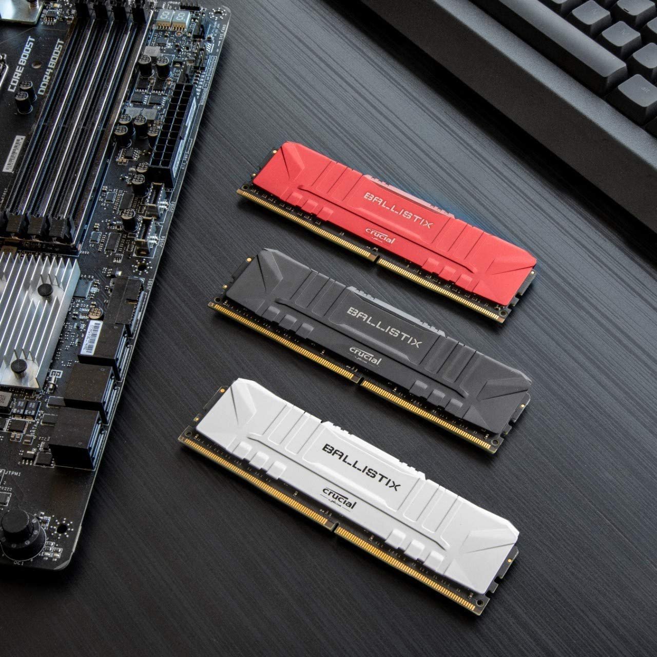 Crucial Ballistix 16GB Kit (2 x 8GB) DDR4 3000mhz Desktop Gaming Memory Black BL2K8G30C15U4B