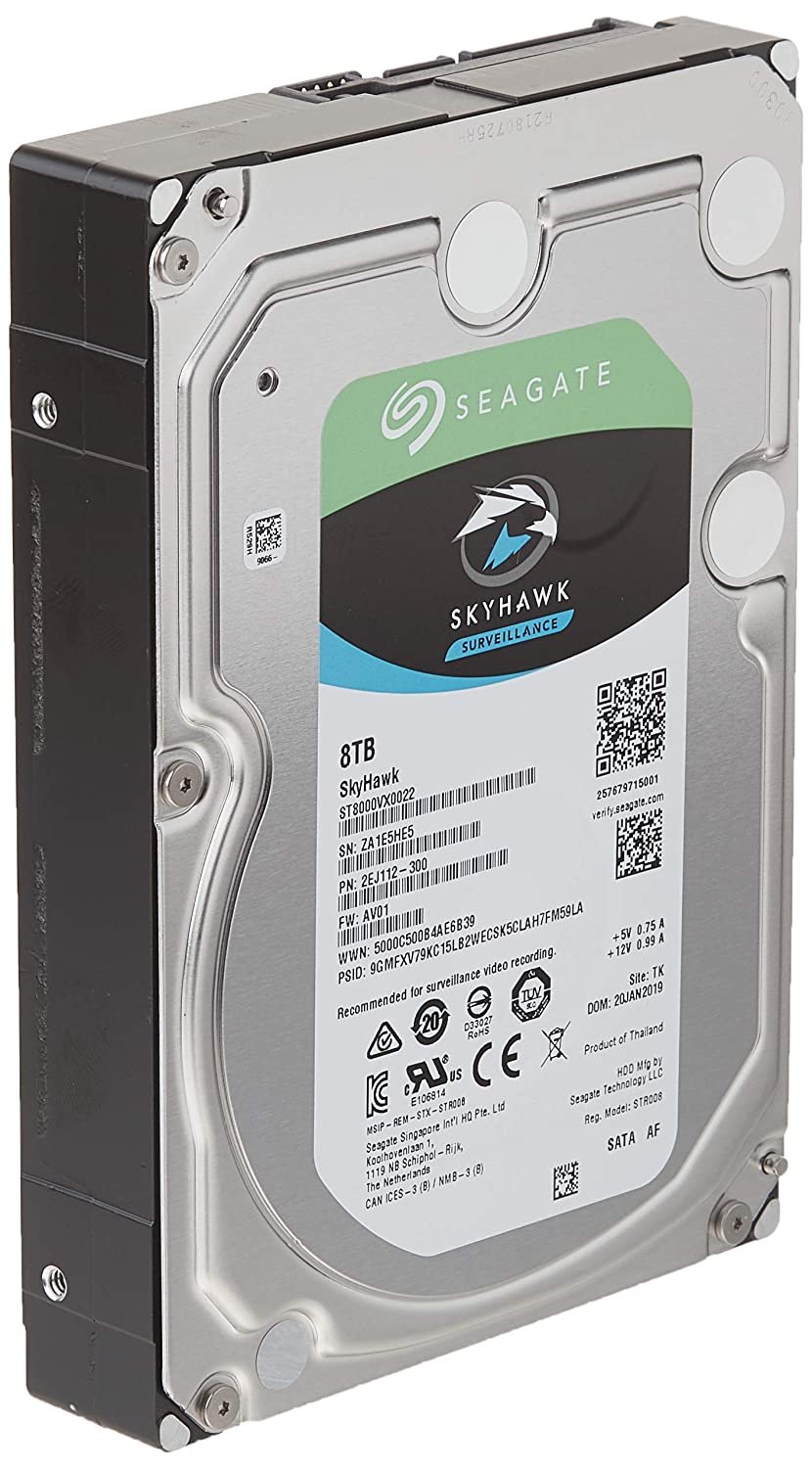 Seagate SkyHawk 8TB ST8000VX004 Surveillance 3.5 inch Hard Drive Seagate SkyHawk 8TB ST8000VX004 Surveillance 3.5 inch Hard Drive