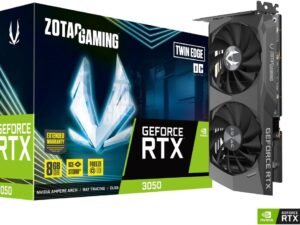 ZOTAC GAMING GeForce RTX 3050 Twin Edge OC 8GB GDDR6 Graphic Card ZT-A30500H-10M ZOTAC GAMING GeForce RTX 3050 Twin Edge OC 8GB GDDR6 Graphic Card ZT-A30500H-10M