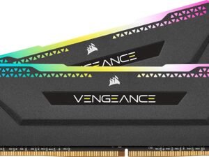 Corsair VENGEANCE RGB PRO SL Series 32GB (16GBx2) DDR4 3200MHz Black Memory CMH32GX4M2E3200C16 Corsair VENGEANCE RGB PRO SL Series 32GB (16GBx2) DDR4 3200MHz Black Memory CMH32GX4M2E3200C16