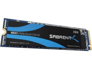Sabrent 256GB ROCKET NVMe PCIe Gen3 x 4 M.2 2280 Internal SSD Solid State Drive SB-ROCKET-256 Sabrent 256GB ROCKET NVMe PCIe Gen3 x 4 M.2 2280 Internal SSD Solid State Drive SB-ROCKET-256
