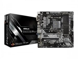 ASRock B450 PRO4 AM4 AMD Promontory ATX AMD Motherboard ASRock B450 PRO4 AM4 AMD Promontory ATX AMD Motherboard