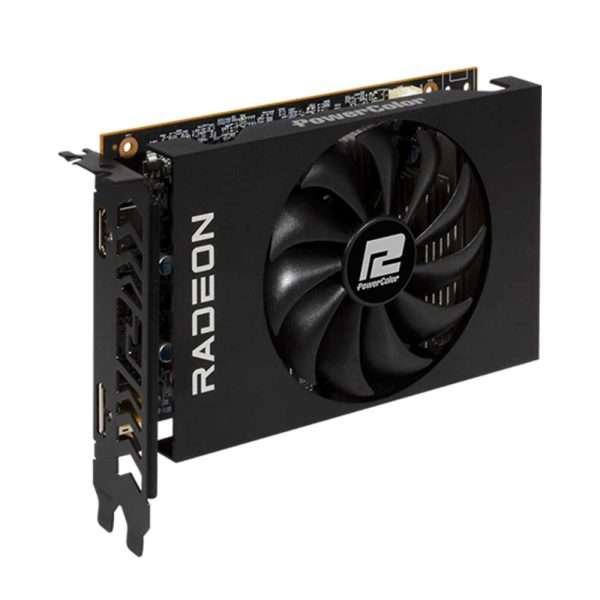 PowerColor AMD Radeon RX 6400 ITX Graphics Card | 4GB GDDR6 Video Memory PowerColor AMD Radeon RX 6400 ITX Graphics Card | 4GB GDDR6 Video Memory