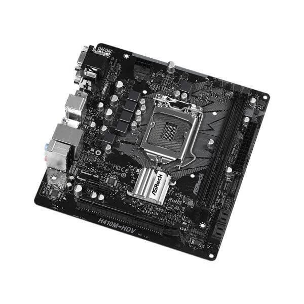 Asrock H410M-HDV Motherboard (INTEL SOCKET 1200/10TH Generation CORE Series CPU/MAX 64GB DDR4 2933MHz Memory) Asrock H410M-HDV Motherboard (INTEL SOCKET 1200/10TH Generation CORE Series CPU/MAX 64GB DDR4 2933MHz Memory)