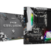 ASROCK B450M STEEL LEGEND PINK EDITION MOTHERBOARD (AMD SOCKET AM4/RYZEN SERIES CPU/MAX 64GB DDR4 3533MHZ MEMORY)