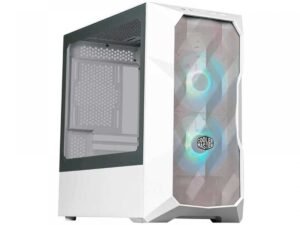 Cooler Master TD300 Mesh ARGB (M-ATX) Mini Tower Cabinet (White) TD300-WGNN-S00 Cooler Master TD300 Mesh ARGB (M-ATX) Mini Tower Cabinet (White) TD300-WGNN-S00